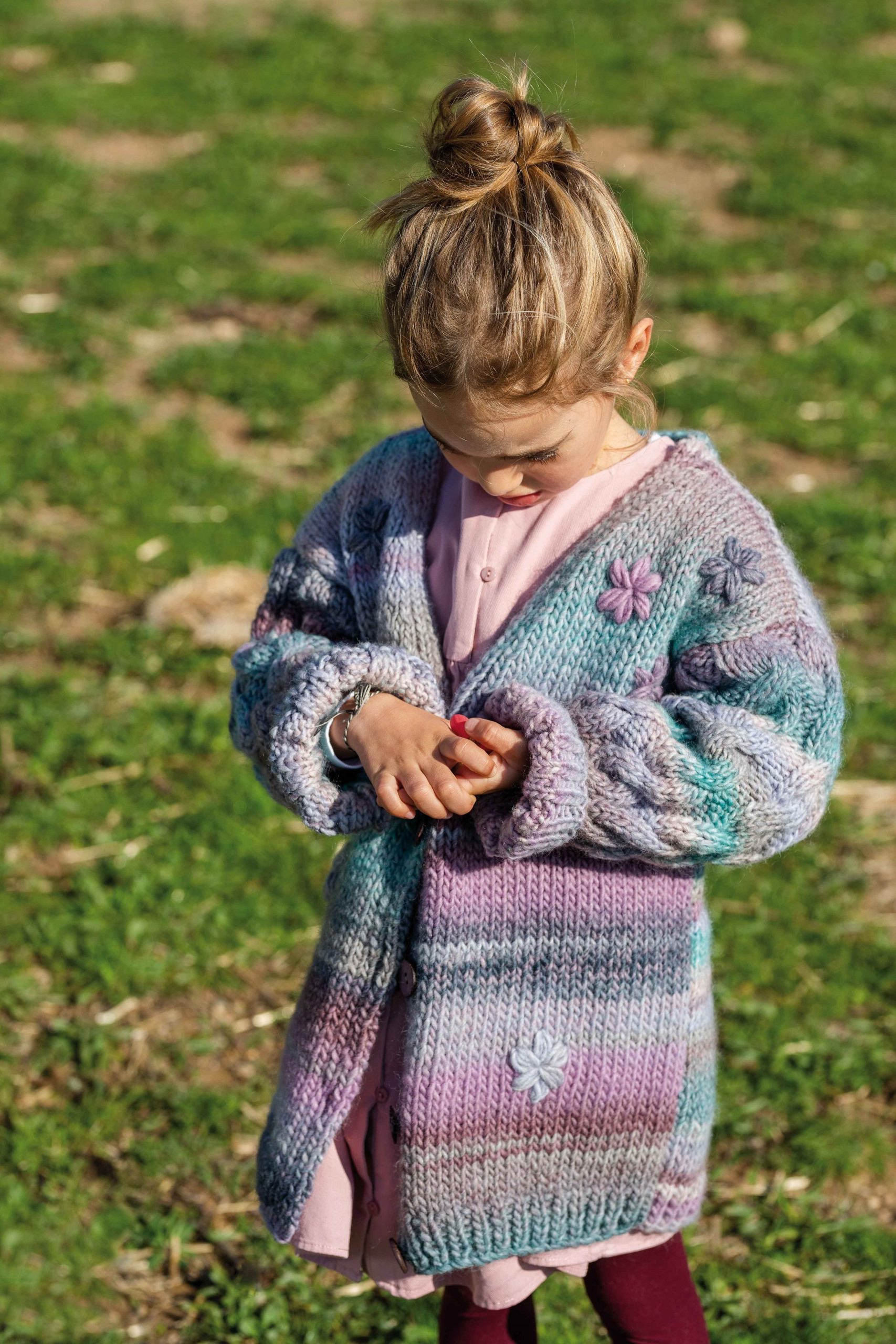 gilet en laine pour fillette